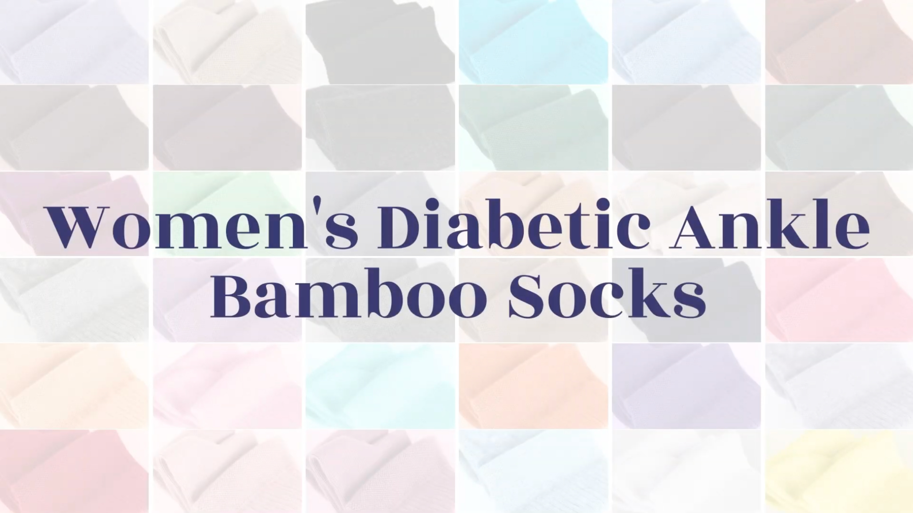 thumbnail video image 2 of HUGH UGOLI Women Diabetic Ankle Socks, Super Soft & Thin Bamboo Socks, Wide & Loose, Non-Binding Top & Seamless Toe, 4 Pairs, Light Gray, Shoe Size: 10-12, 2 of 6