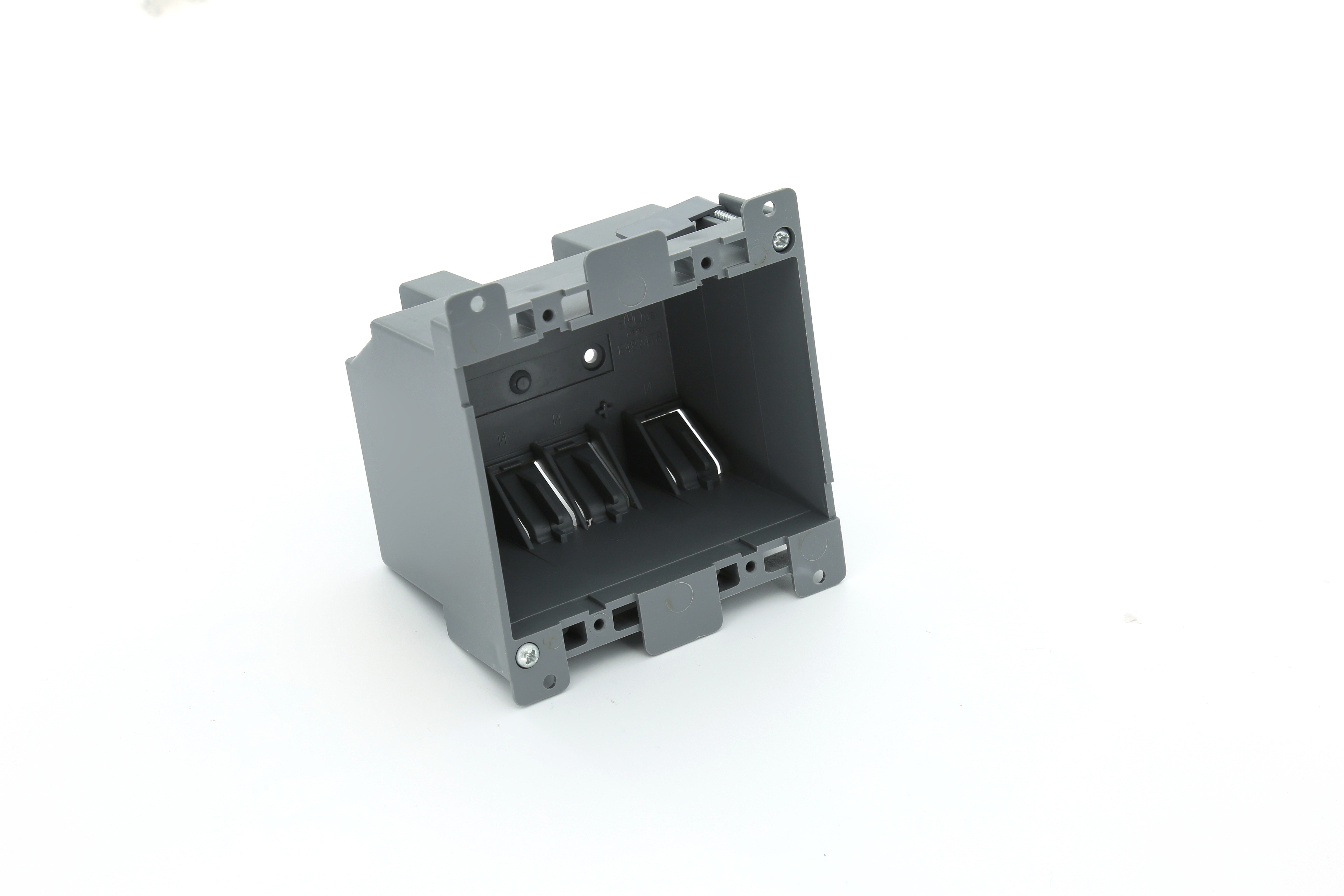 Hyper Tough 2 Gang Switch / Outlet Plastic Electrical Box