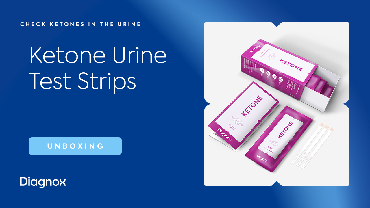 thumbnail video image 2 of Diagnox Urine Ketone Test Strips: Clinical-Grade At-Home Ketosis Test - 100 Keto Strips, 2 of 7