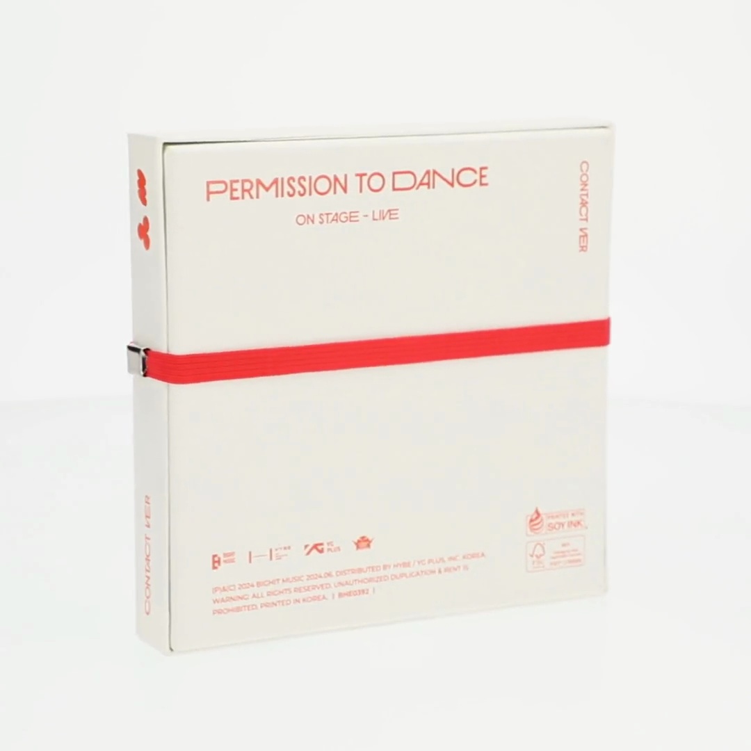 BTS - PERMISSION TO DANCE ON STAGE - LIVE [Contact ver.] - CD with
