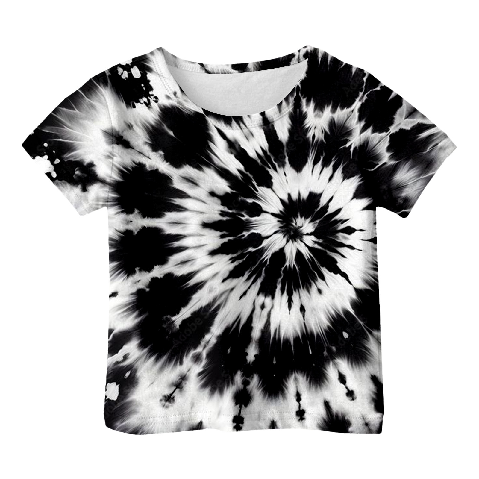 thumbnail video image 2 of YUEHUA Boys Tshirt Pack Kids Casual Short Sleeve T Shirt Comfortable Round Neck Tee for Boys And Girls S oft Top for Everyday Wear Summer Outfits, Size 6-7 Years, 2 of 5