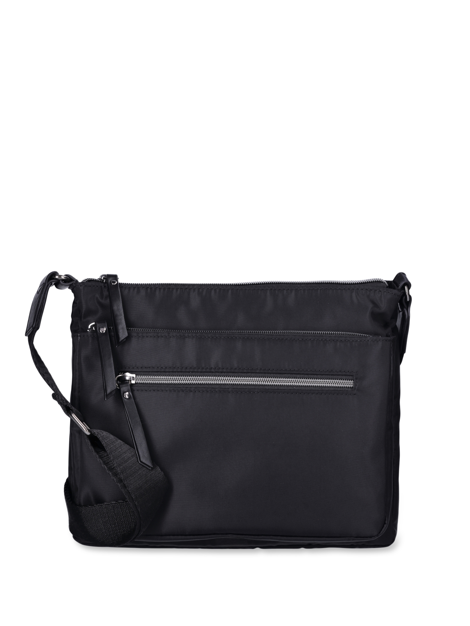 Time and Tru Women's Nylon Pine Crossbody, Black - Walmart.com