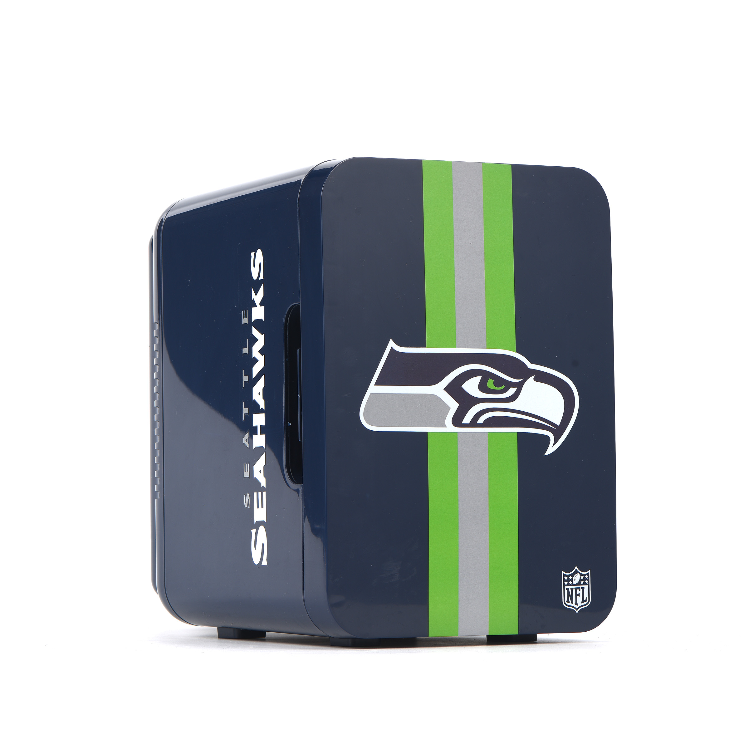 NFL Seattle Seahawks Mini Fridge, College Navy, 4L, 6 Cans