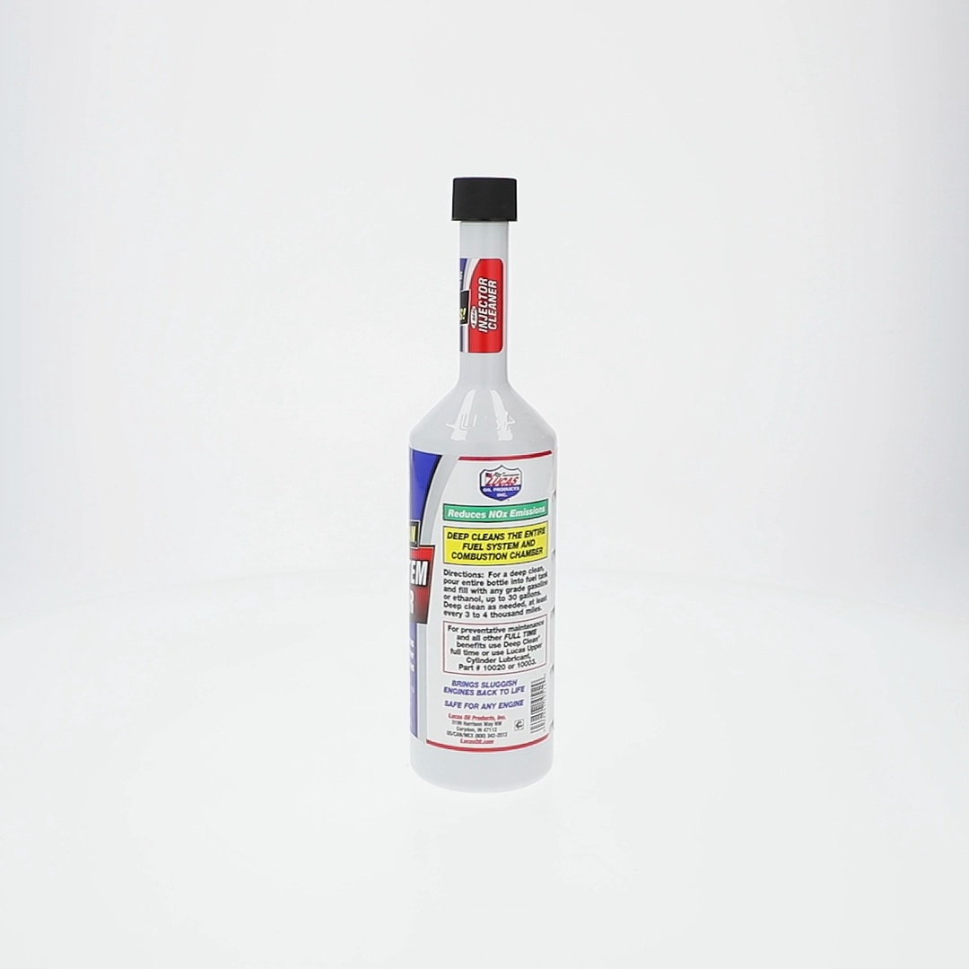 6 pack) Lucas Oil 10512 Deep Clean Fuel System Cleaner Performance
