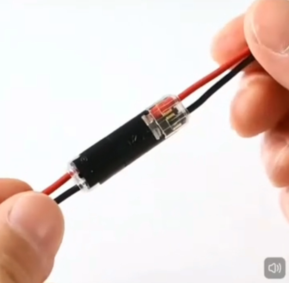 thumbnail video image 2 of 50Pcs Double Wire Plug in Connector with Locking Buckle, Low Voltage Wire Connectors, No Strip Snap Wire Connectors, 2 Pin Quick Disconnect Plug for LED Strips, Automotive, 22-18 AWG, 2 of 8