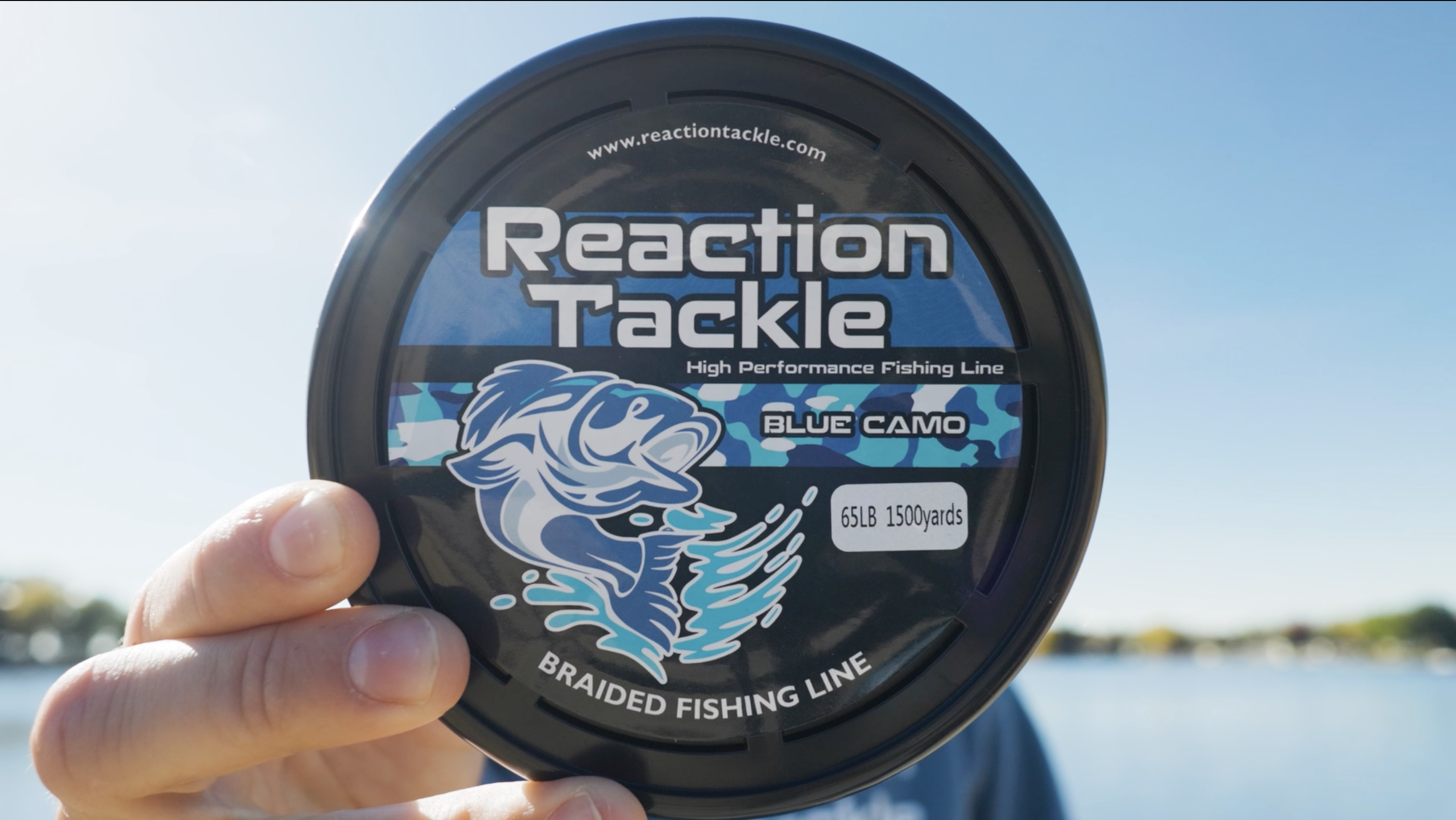 thumbnail video image 2 of Reaction Tackle Braided Fishing Line – Pro Grade PE Braid, Super Strong, Abrasion-Resistant, Zero Stretch for Freshwater & Saltwater - Pink Camo 80LB / 300yds, 2 of 9