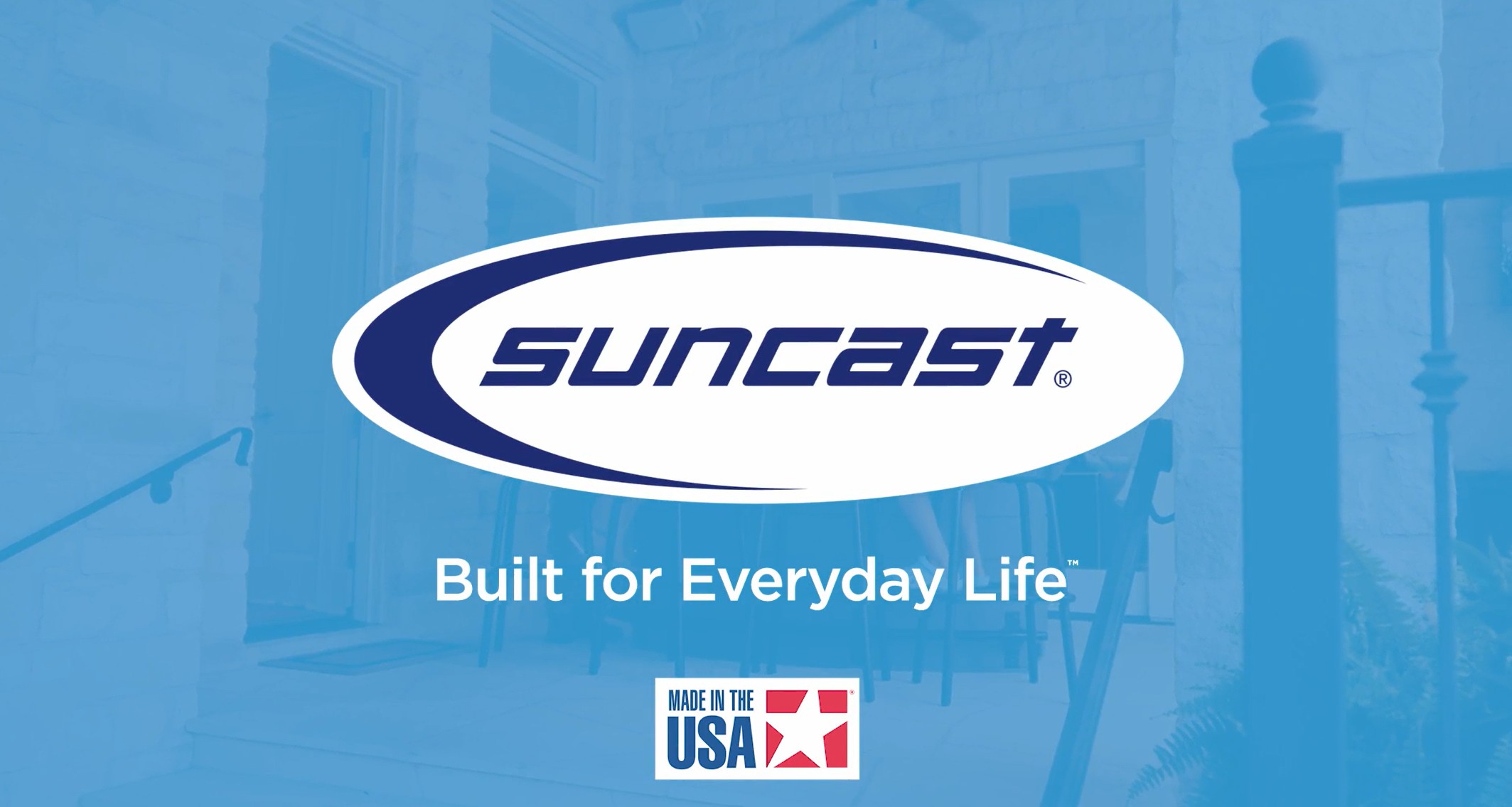 thumbnail video image 2 of Suncast 31 Gallon Outdoor Backyard Garden Patio Seat Storage and Bench Chair with Arm Rest, Java, 2 of 8