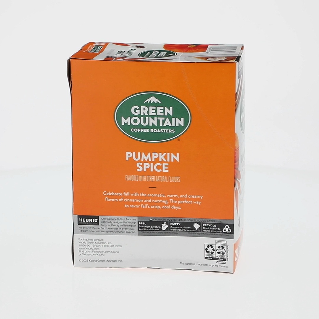 Green Mountain Coffee Roasters Pumpkin Spice, K-Cup Pods Season