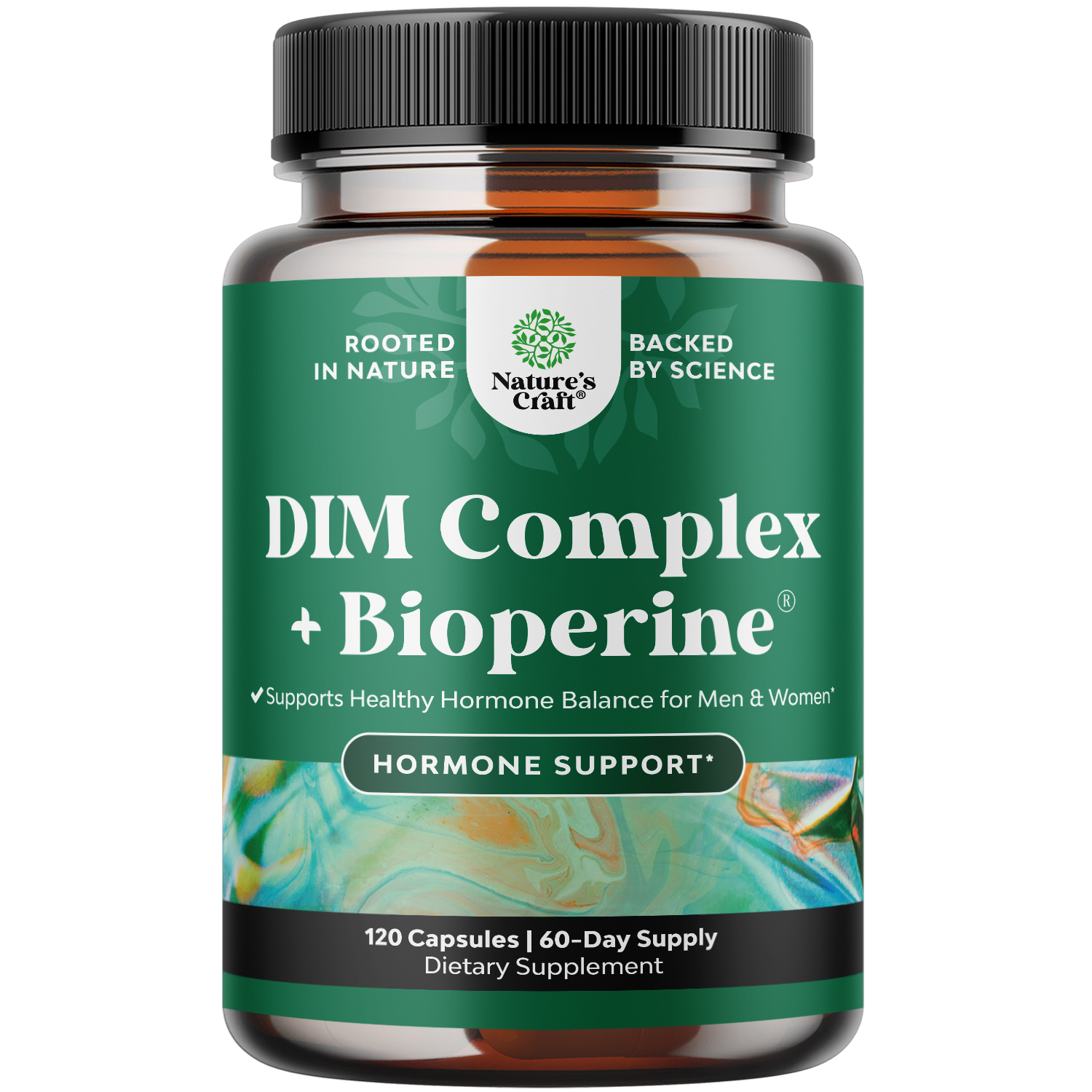 thumbnail video image 2 of Natures Craft Extra Strength DIM Supplement, Hormone Balance Support for Men and Women, 120 Count, 2 of 9