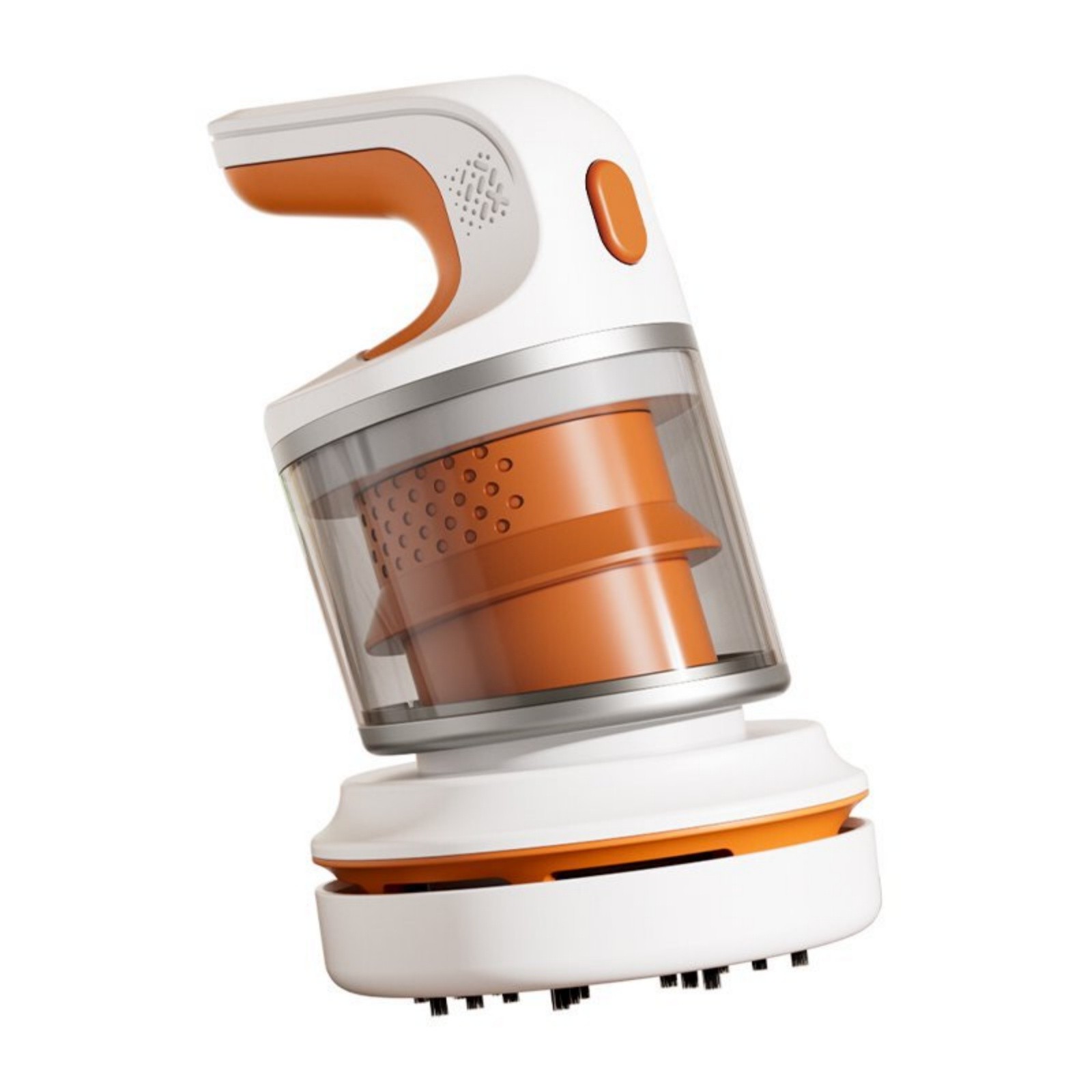 thumbnail video image 2 of Mupvlun Mini Portable Desktop Vacuum Cleaner, Cordless USB Rechargeable for Home Keyboard, Gifts for Women, Couple Orange, 2 of 7