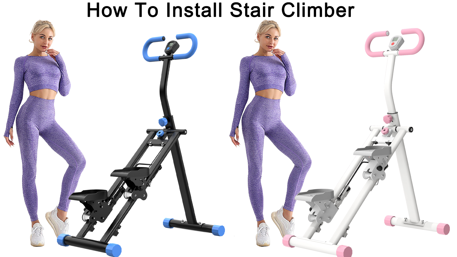 Fahuac Stair Stepper for Home Upgrade Vertical Climber Workout Machine ...