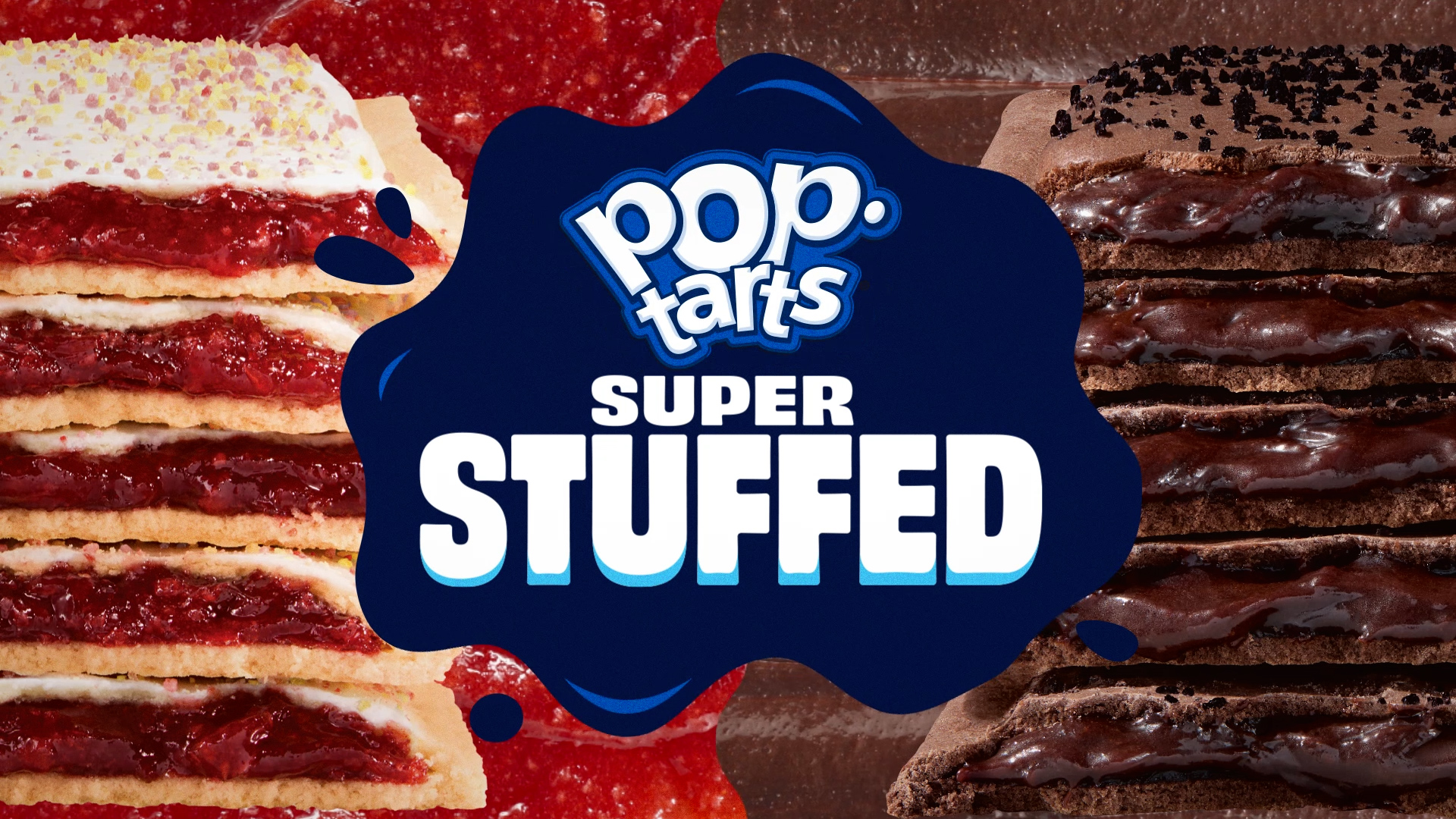 thumbnail video image 2 of Pop-Tarts Super Stuffed Molten Lava Cake Toaster Pastries, 50% More Filling, Shelf-Stable, 10.9 oz (5 Count), 2 of 11