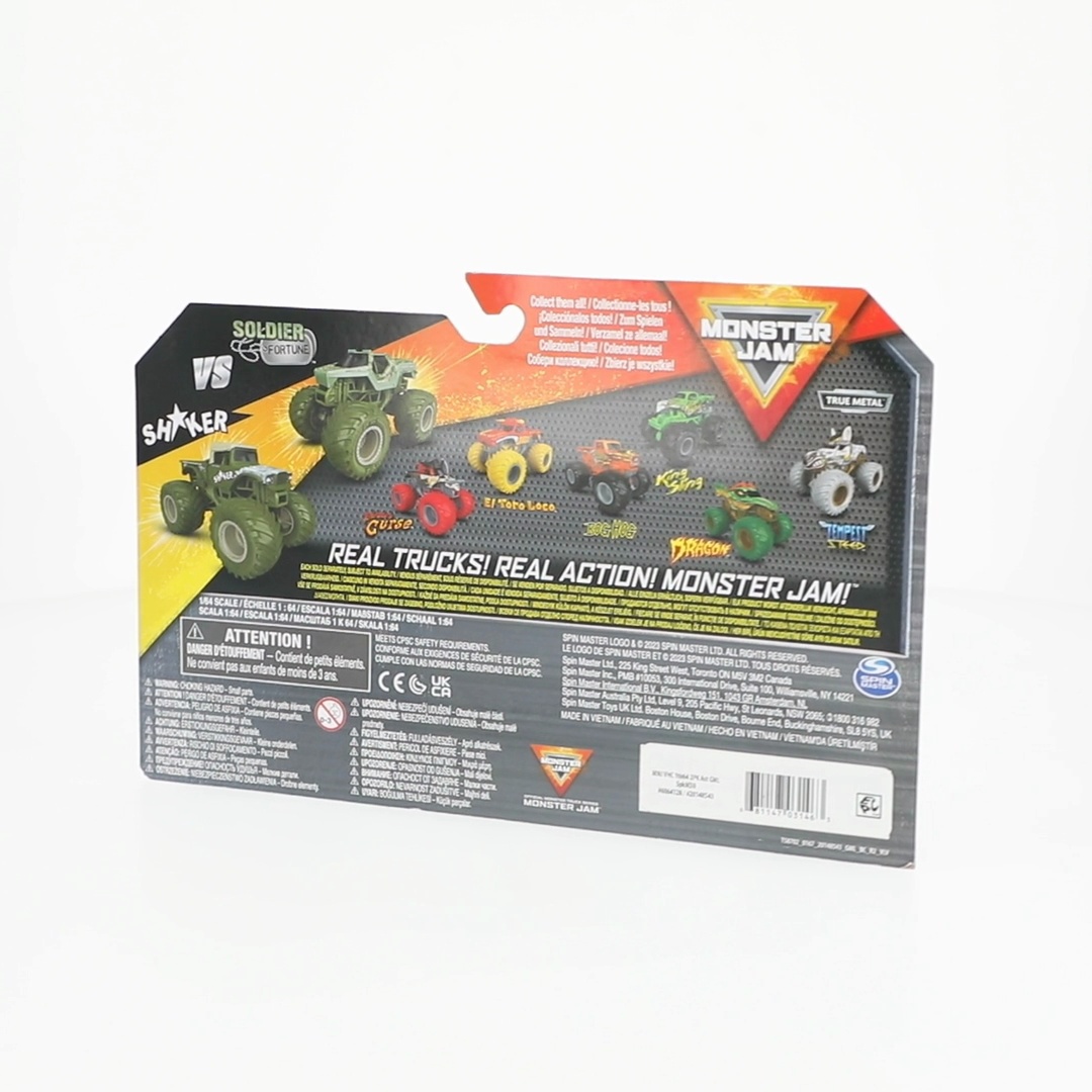 Monster Jam, Official Shaker Vs. Soldier Fortune Die-Cast Monster