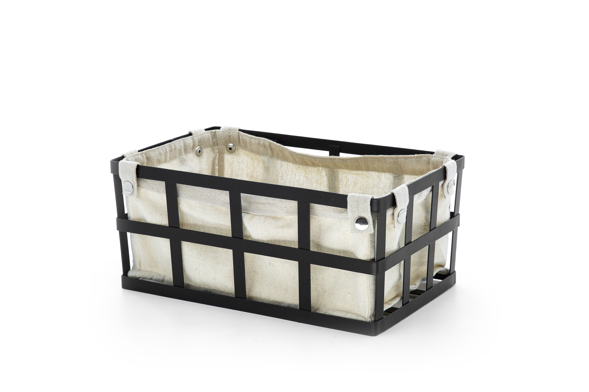 Black X-Small Weave Basket Storage Container, 2.4 x 7.8 Inches, Mardel