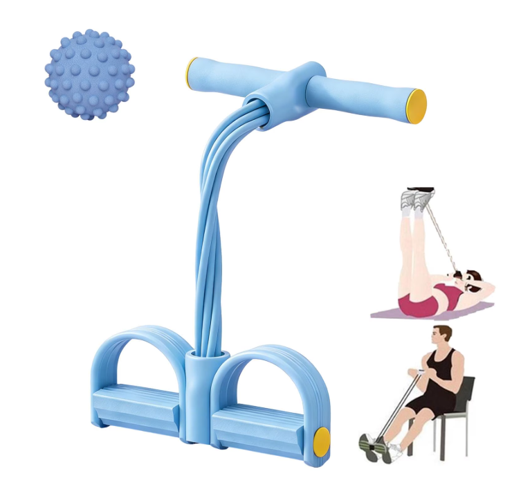 thumbnail video image 2 of 2026 New 8-Tube Pedal Resistance Device, Pedal Resistance Band with Handle, Low-Impact Full Body Exerciser, Adjustable Resistance, Seated Home Workout Trainer, 2 of 10