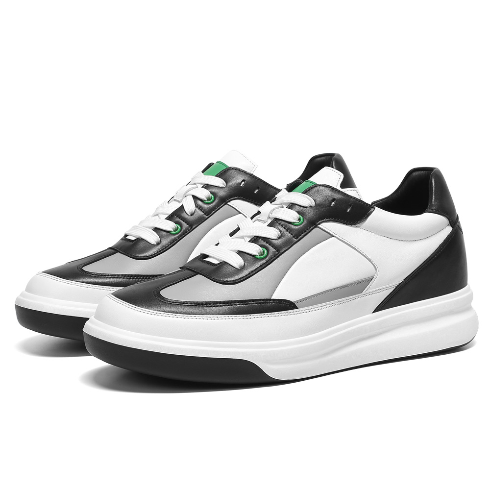 thumbnail video image 2 of CMR CHAMARIPA Elevator Shoes For Men - Multicolor Casual Shoes That Make You Taller 8CM, 2 of 10