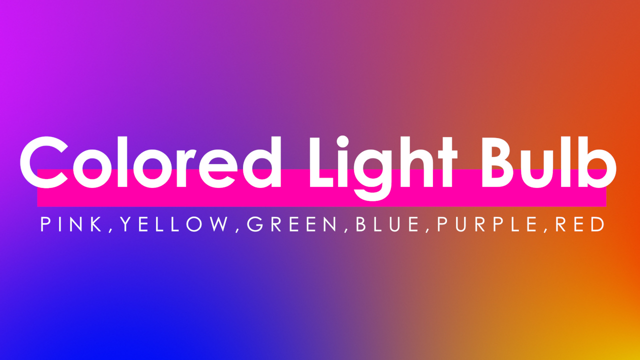 ORALUCE Colored Light Bulbs Outdoor Indoor, A15 E26 Color Lights Bulb ...