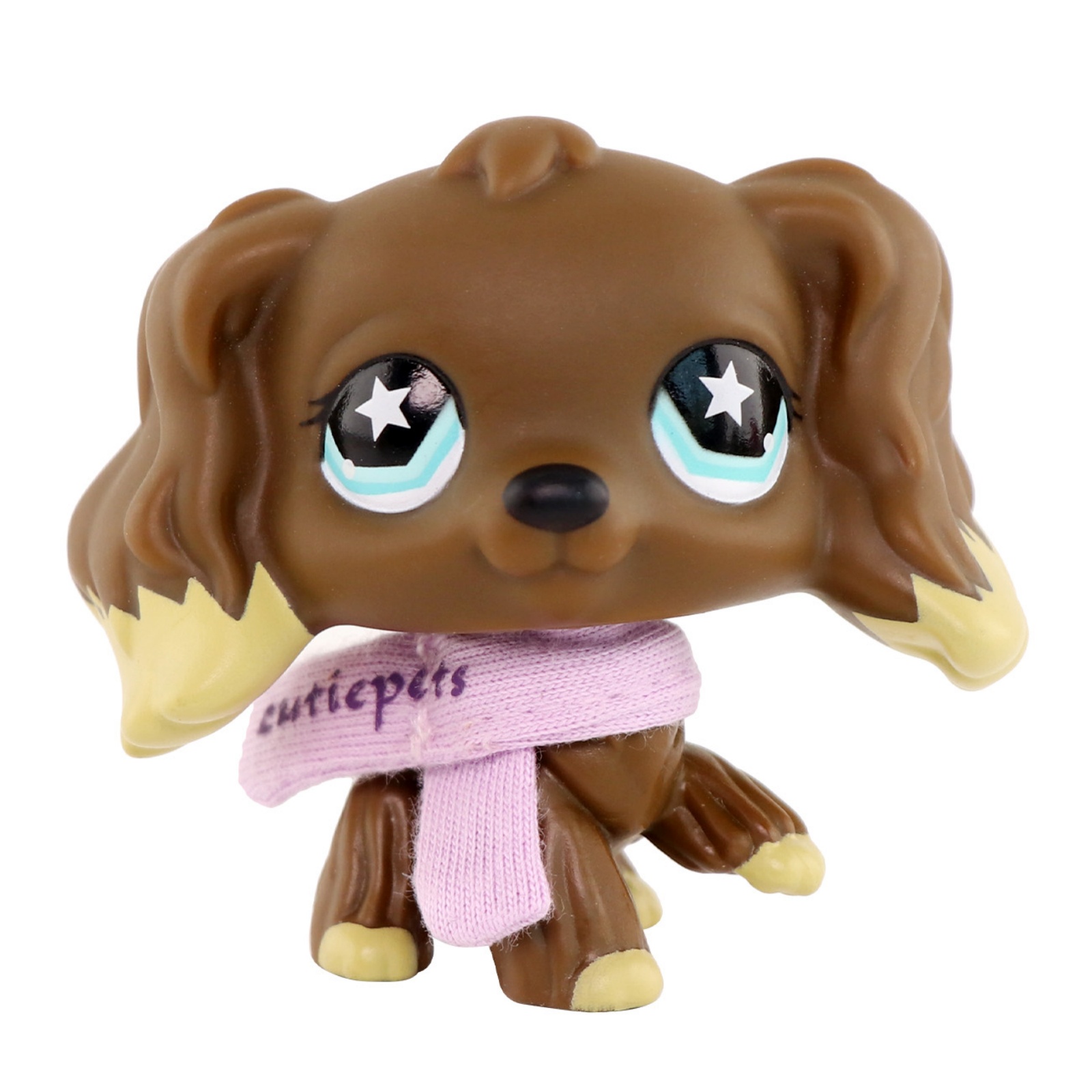 thumbnail video image 2 of Mini Pet Shop Cocker Spaniel #960 with Scarf Accessory,Collectible Little Animal Figurine Toys, 2 of 8