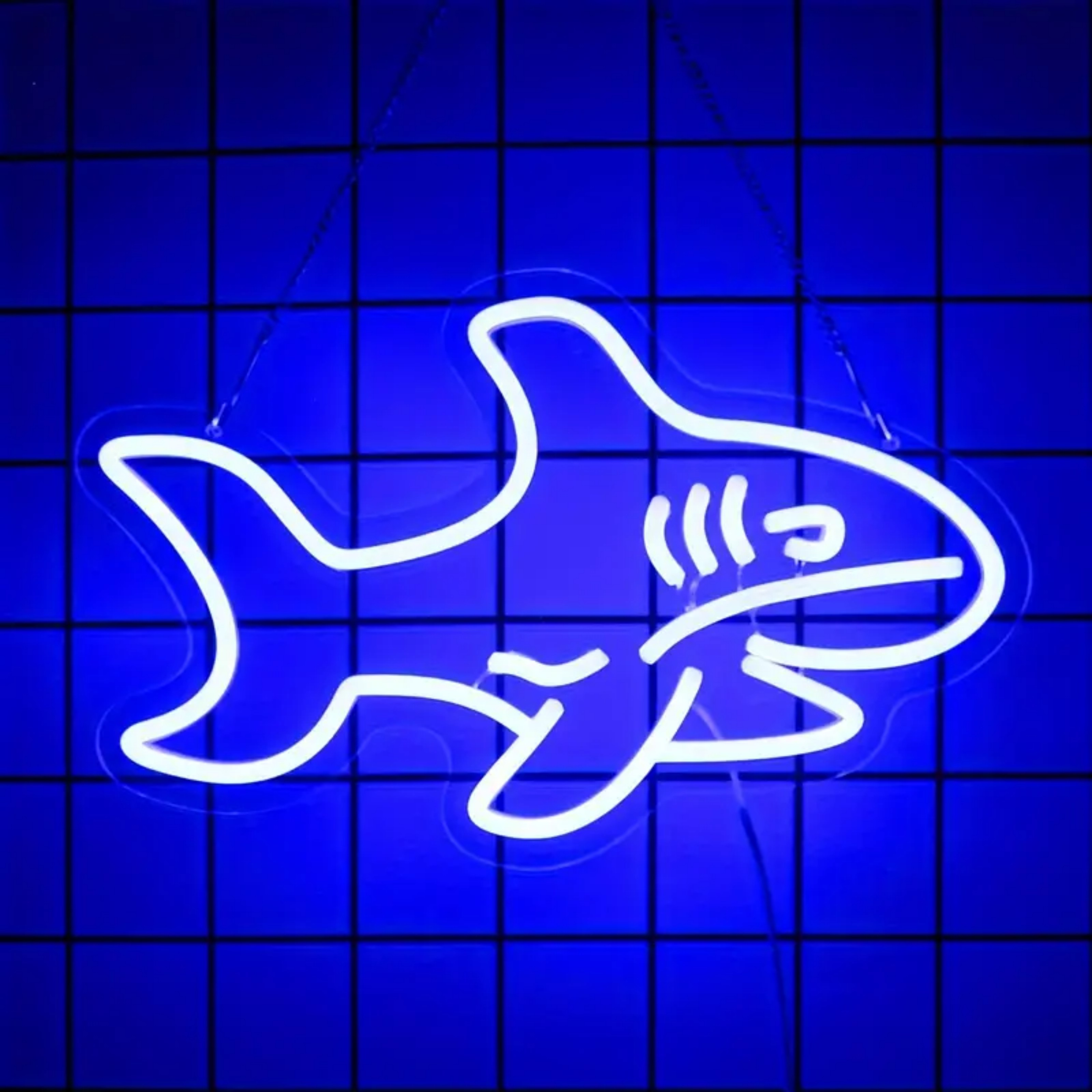 thumbnail video image 2 of UPONRAY Shark Neon Signs, 15.7"*9.8" Dimmable & USB-Powered LED Neon Light, Stylish Wall Decor for Home, Beach Bar, Natatorium, Swimming Pool, 2 of 9