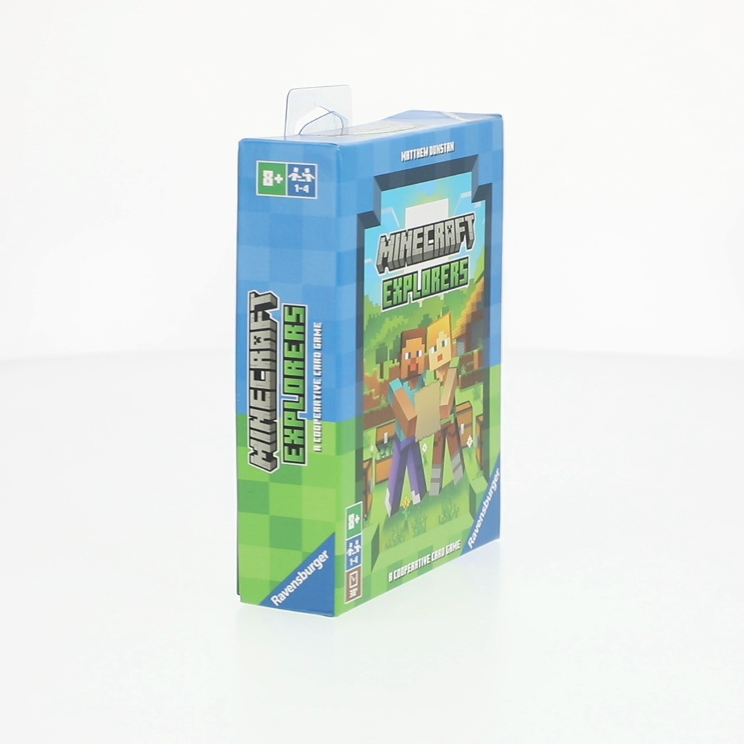 Ravensburger, Minecraft Explorers, Cooperative Card Game, Ages 8+