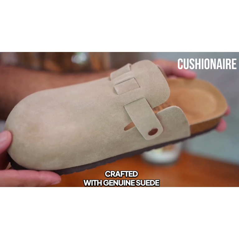 CUSHIONAIRE Zoccolo Haze Uomo Con Plantare In Sughero - +Comfort - 3