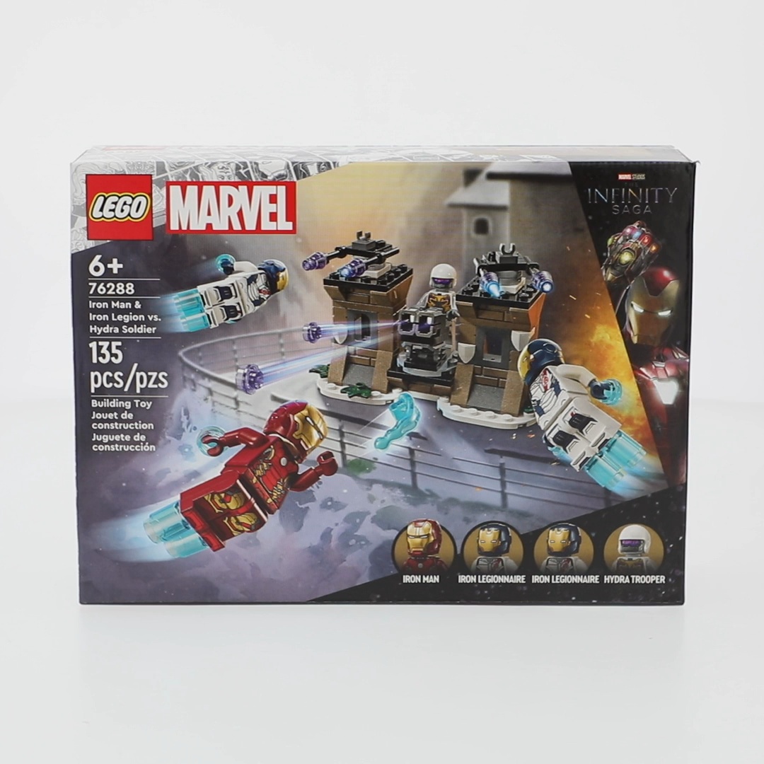LEGO Marvel Iron Man & Iron Legion vs. Hydra Soldier Avengers Toy