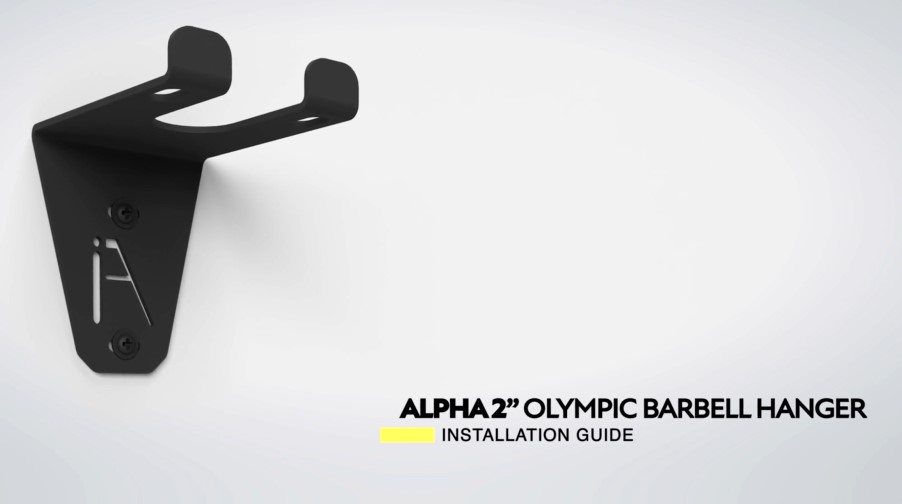thumbnail video image 3 of Alpha 2" Olympic Barbell Hanger, 3 of 8