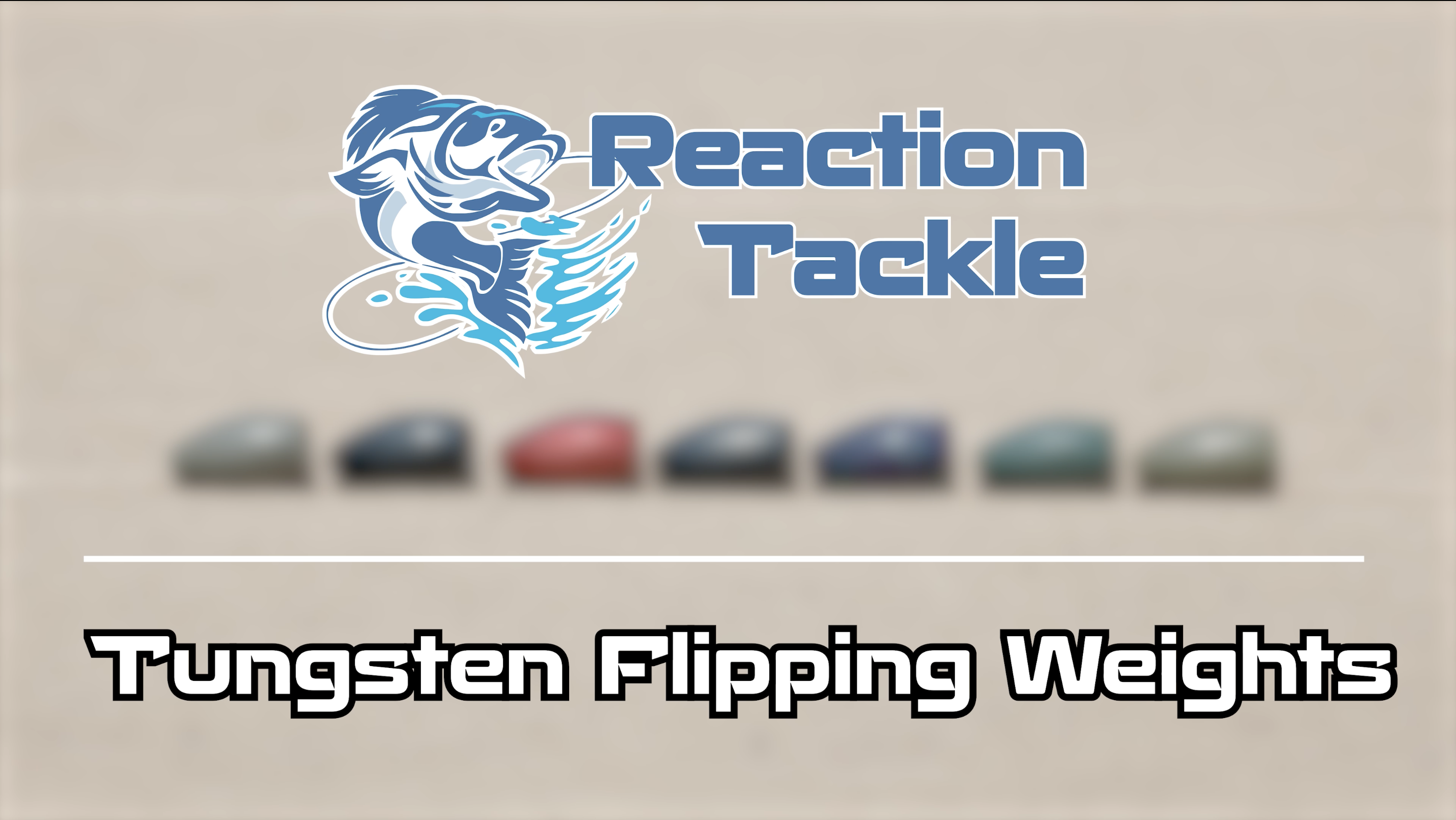 thumbnail video image 2 of Reaction Tackle Tungsten Flipping Weights, 2 of 8