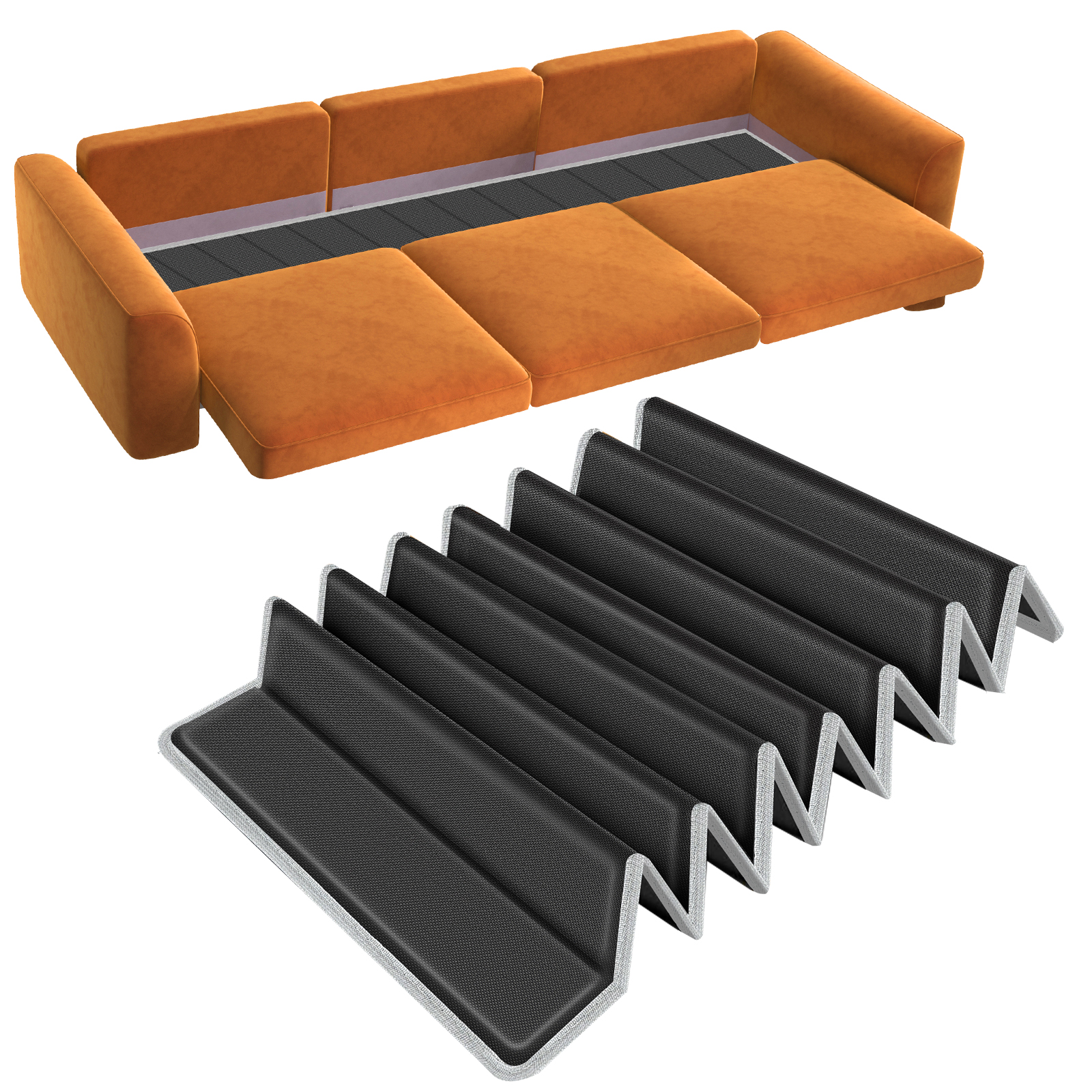 thumbnail video image 2 of Homyfort Couch Cushion Support for Sagging Seat - Sofa Saver Protector Insert Board Sagging Cushions,Sofa Replacement Parts Fit Most Couch with Non-Slip Durable Surface & Thick MDF Board, 2 of 10